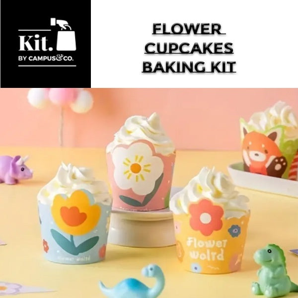 Flower Cupcake Baking Kit