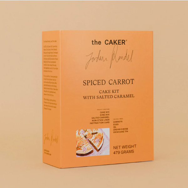 The Caker Spiced Carrot With Salted Caramel Cake Kit 479g