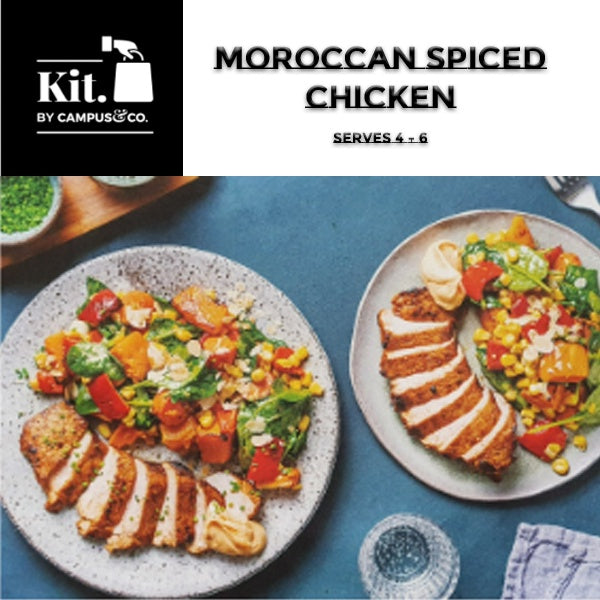 Moroccan Spiced Chicken Meal kit 4-6 Person