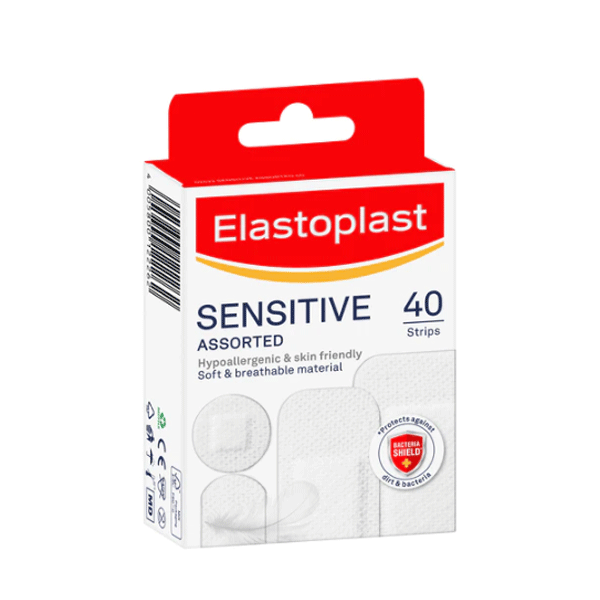 Elastoplast Sensitive Strip Plasters 40pk