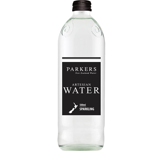 Parkers New Zealand Sparkling Artisan Water 500ml 12pk