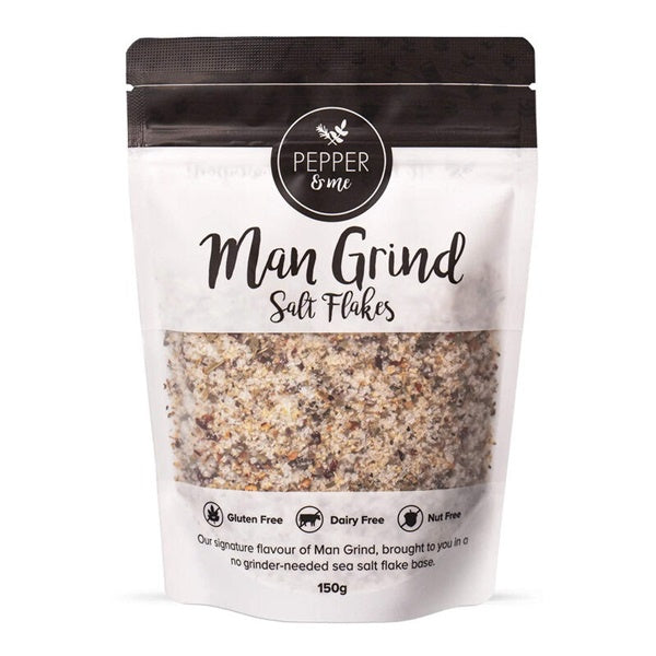 Pepper & Me Man Grind Salt Flakes 150g