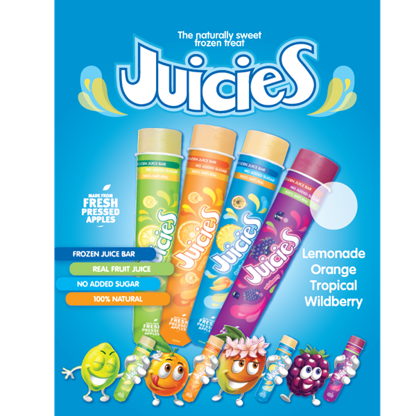 Tasman Bay Juicies Tropical Tubes 4pk x 105ml