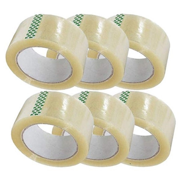 Maestro Packing Tape Clear 48mm x100m - 6Pk-High Quality