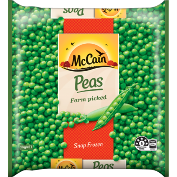 McCain Peas Frozen 1kg