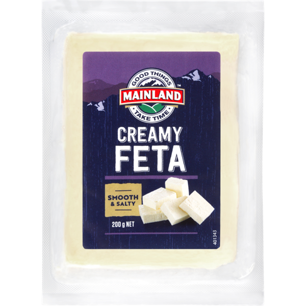 Mainland Creamy Feta Cheese Block 200g