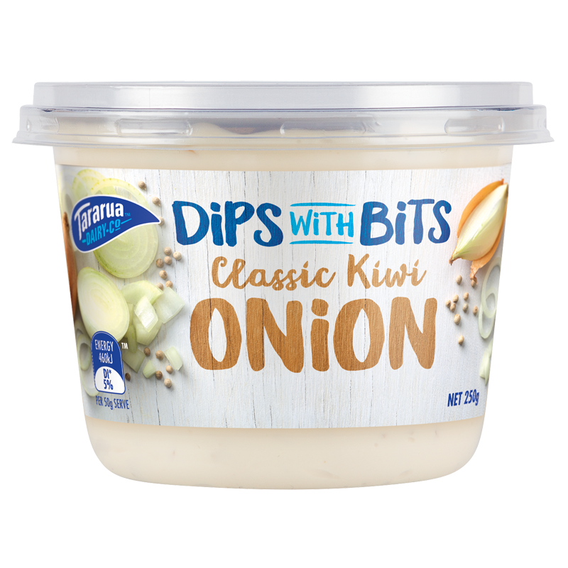 Tararua Classic Kiwi Onion Dip 250g