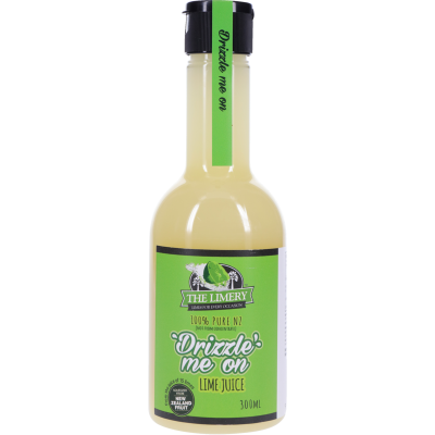 The Limery Drizzle Me On 100% Pure NZ Lime Juice 300ml