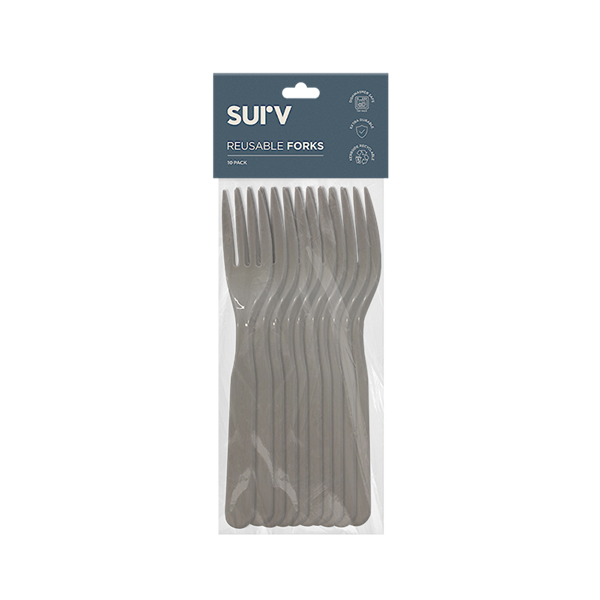 Surv Reusable PP5 Forks 10pk