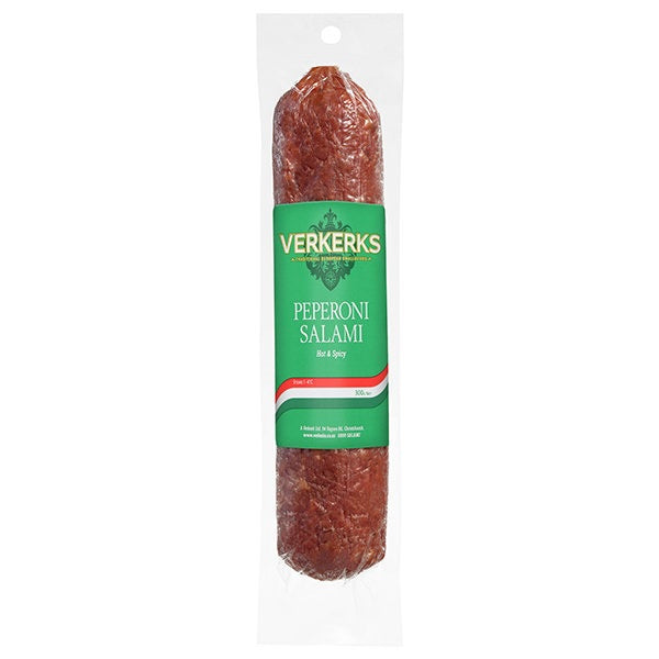 Verkerks Salami Chubb Peperoni 300g