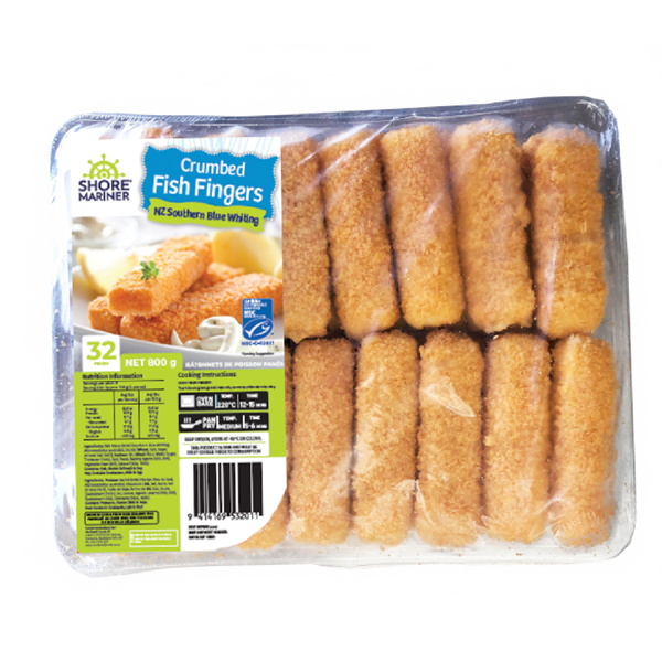 Shore Mariner Crumbed Fish Fingers 32pk 800g