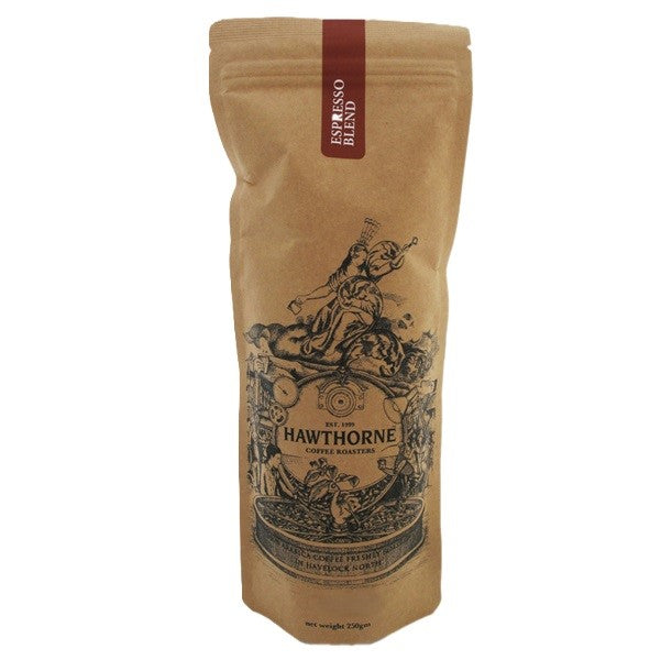 Hawthorne Espresso Coffee Beans 250gm Foil bag