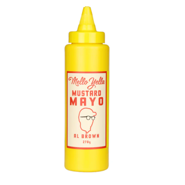Al Browns Mello Yella Mustard Mayo Sauce 270g