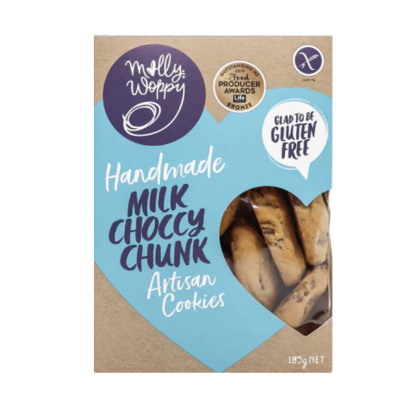 Molly Woppy Bites Milk Choccy Chunk GF Cookie 130g