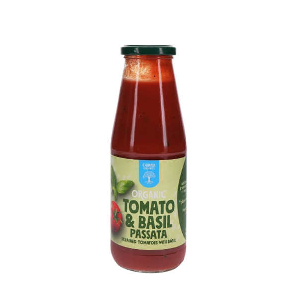 Chantal Organics Tomato and Basil Passata Sauce 680g