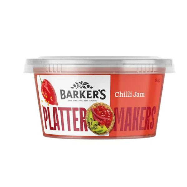 Barkers Platter Makers Chilli Jam 190g