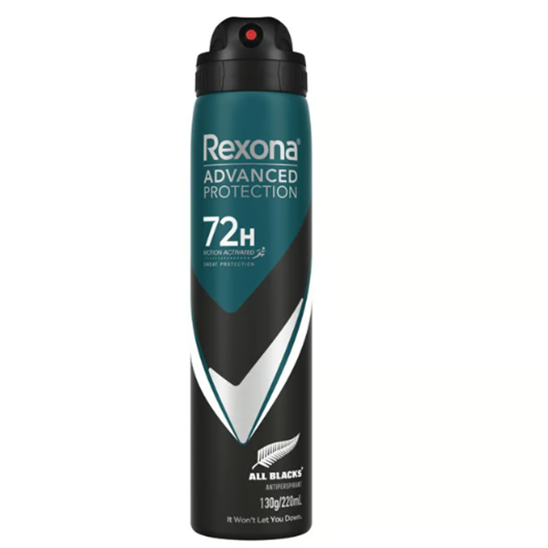 Rexona Men Advance Protection All Blacks 72h Antiperspirant 220ml