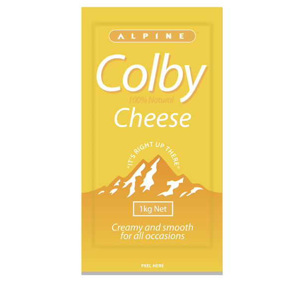 Alpine Cheese Colby 1Kg Block