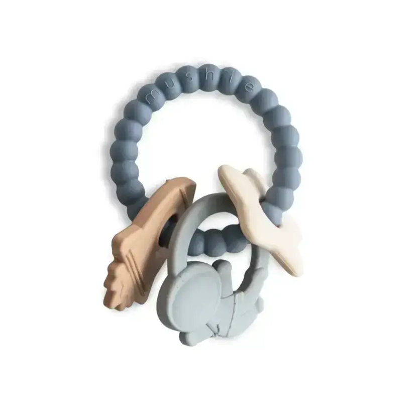 Mushie Space Teething Ring