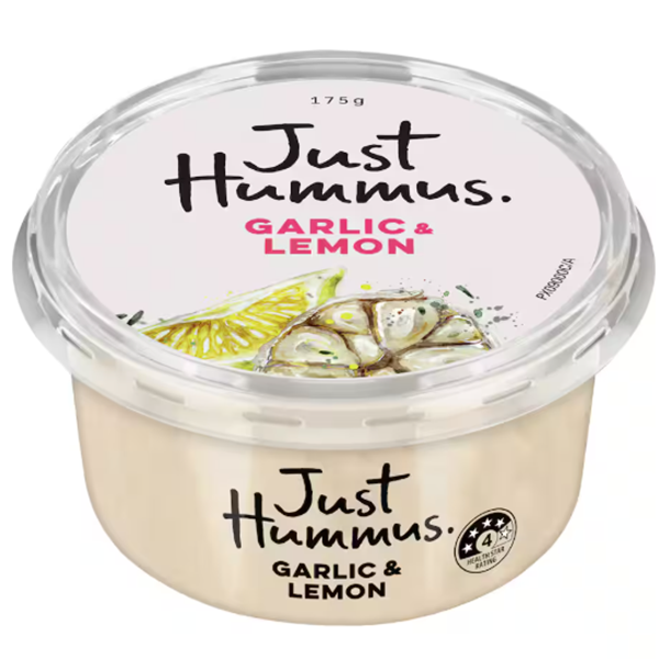 Just Hummus Garlic & Lemon Dip 175g