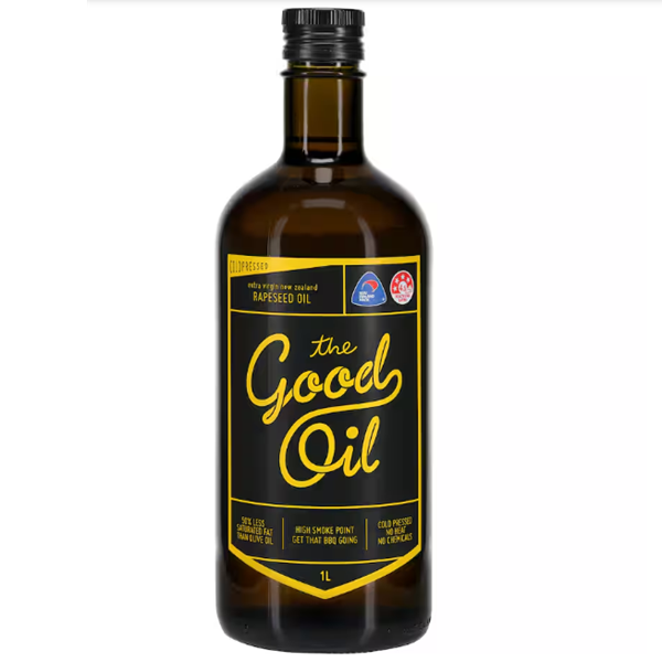 The Good Oil Cold Pressed Extra Virgin Rapeseed Oil 1L