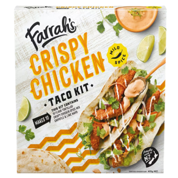 Farrah's Mexican Crispy Chicken Meal Kit 10pk 405g