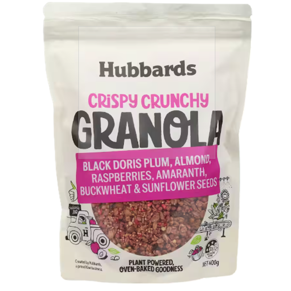 Hubbards Black Doris Plum & Almond Crisp Crunchy Granola 400g