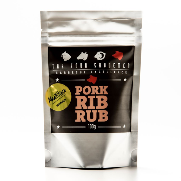 The Four Saucemen Pork Rib Rub Pouch 100g