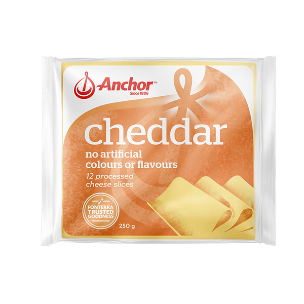 Anchor Cheddar Cheese Slices 250g