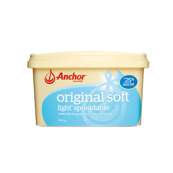 Anchor Original Soft Lite Spreadable Butter 500g