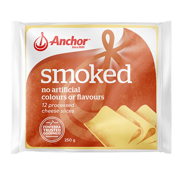 Anchor Smoked Cheese Slices 250g