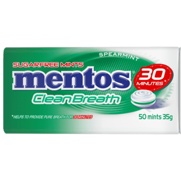 Mentos Clean Breath Spearmint 35g