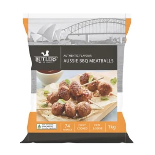 Butlers Fully Cooked Pork BBQ Meatballs 340g