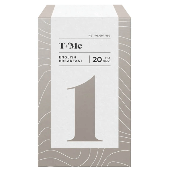 T+Me English Breakfast Tea Bags 45g 20pk