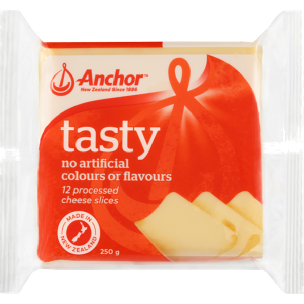 Anchor Tasty Cheese Slices 250g