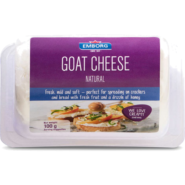 Emborg French Goat Cheese Natural 100g