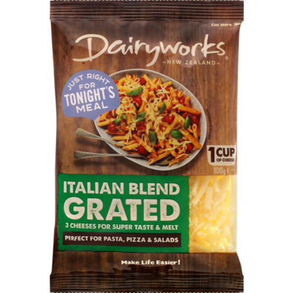 Dairyworks Grated Cheese Italian 100G