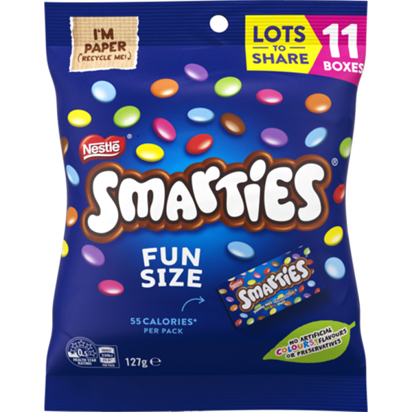 Nestle Smarties Fun Size 11pk 127g