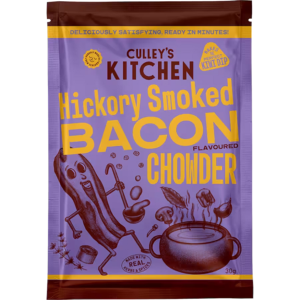 Culley's Kitchen Hickory Smoked Bacon Chowder Soup Mix Sachet 30g