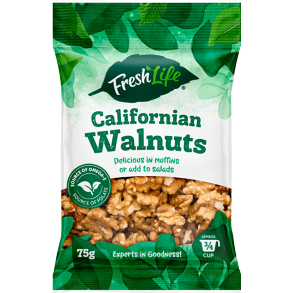 Fresh Life Californian Walnuts 75g