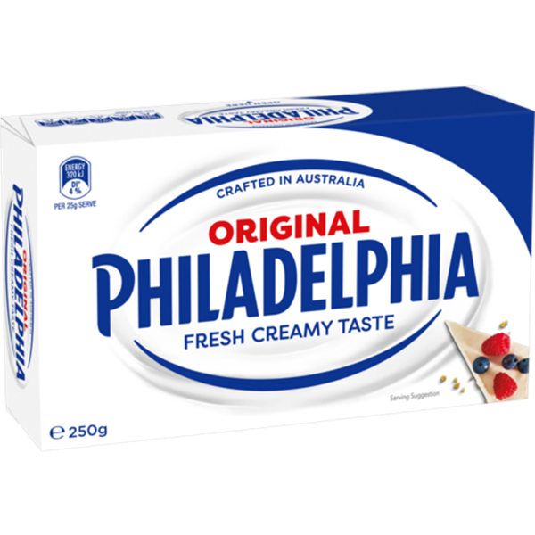 Philadelphia Cream Cheese 250G Block