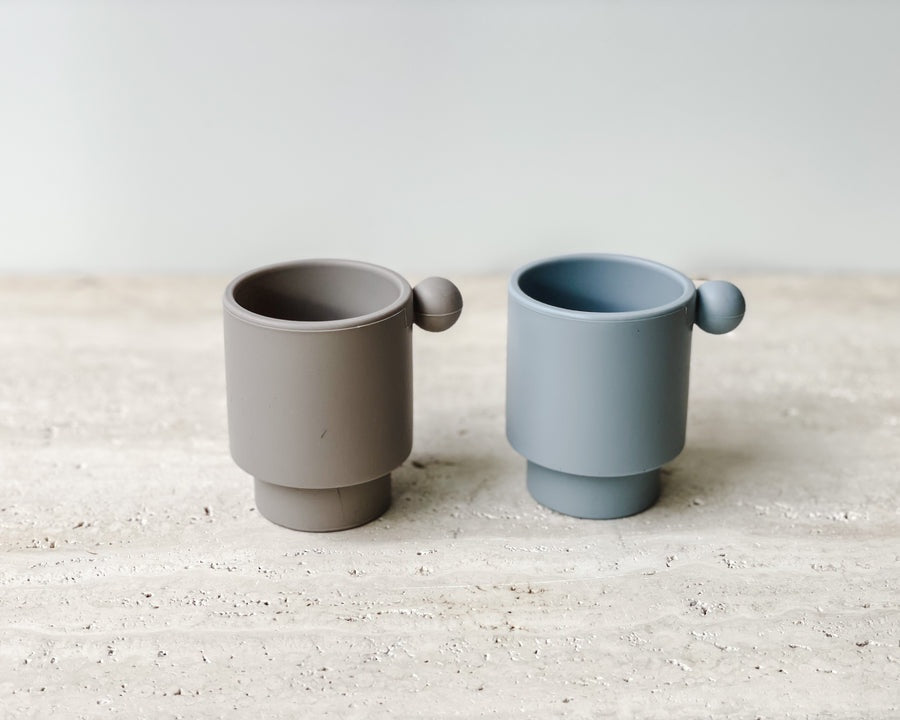 Oyoy Tiny Inka Cup. Pk 2. Blue/Clay