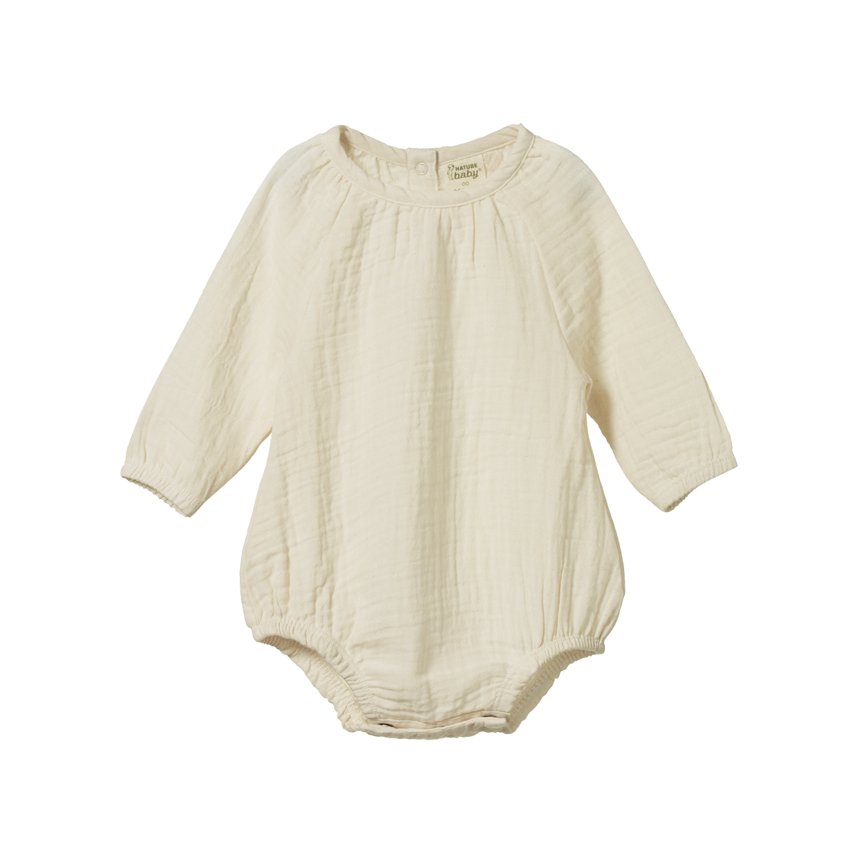 Nature Baby Meadow Bodysuit . Natural Crinkle