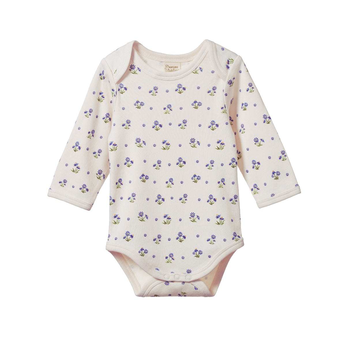 Nature Baby Pointelle Kimono Bodysuit