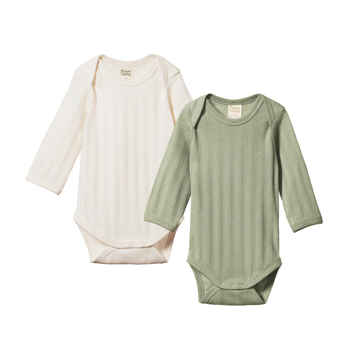 Nature Baby Derby L/S Body Suit . Nettle