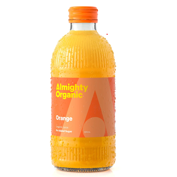 Almighty Juice Organic Orange 300ml BOT