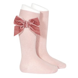 Condor Knee High Sock w/ Velvet Bow