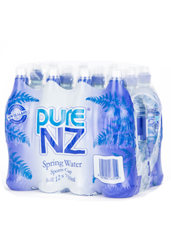 Pure NZ Spring Water Sipper 750ml 12pk