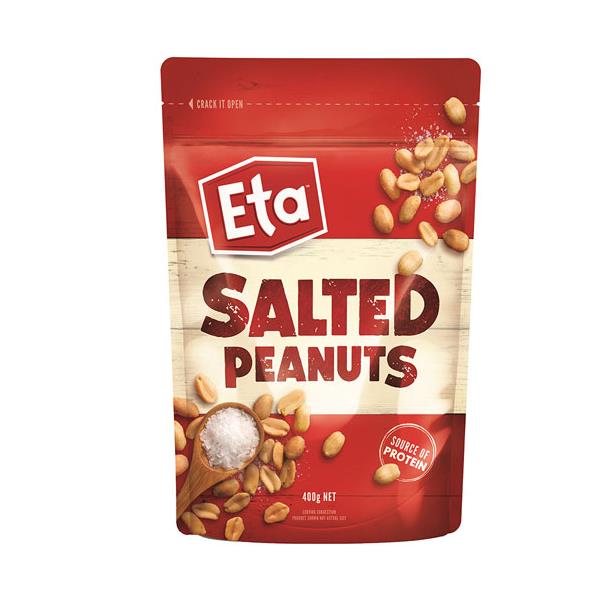 Eta Salted Peanuts Pouch 400g