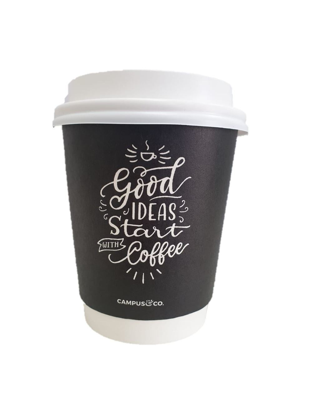 C&C Disposable Coffee Cup 8oz Double Wall Quote Ctn 500